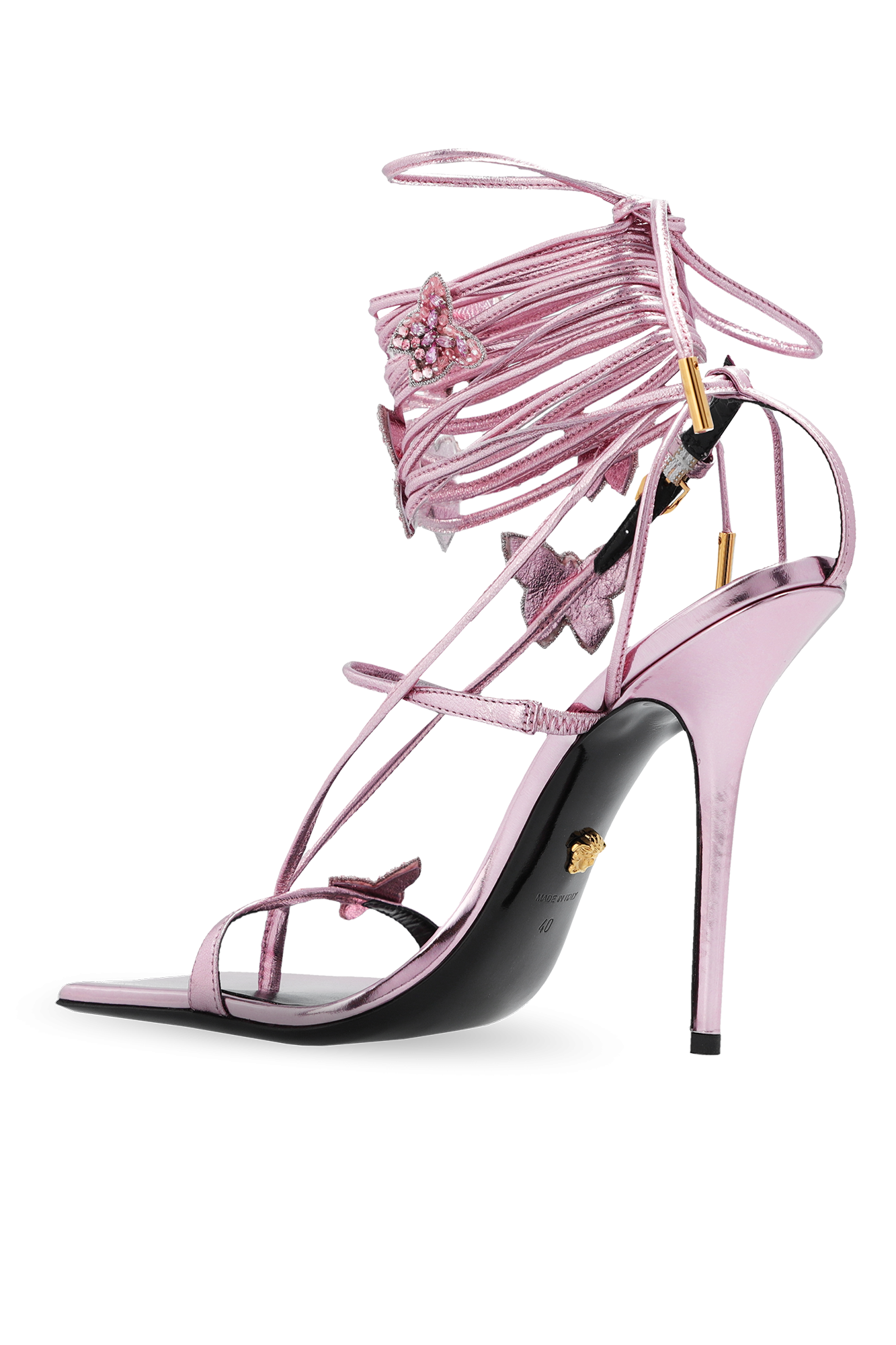 Pink Sandals from La Vacanza collection Versace Vitkac Italy